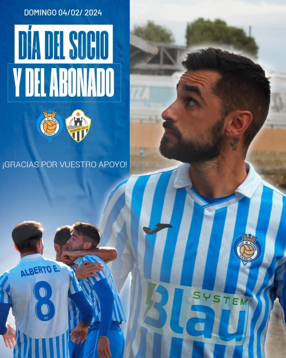 El CF Gandia da una entrada gratuita a cada socio y abonado para el partido de este domingo