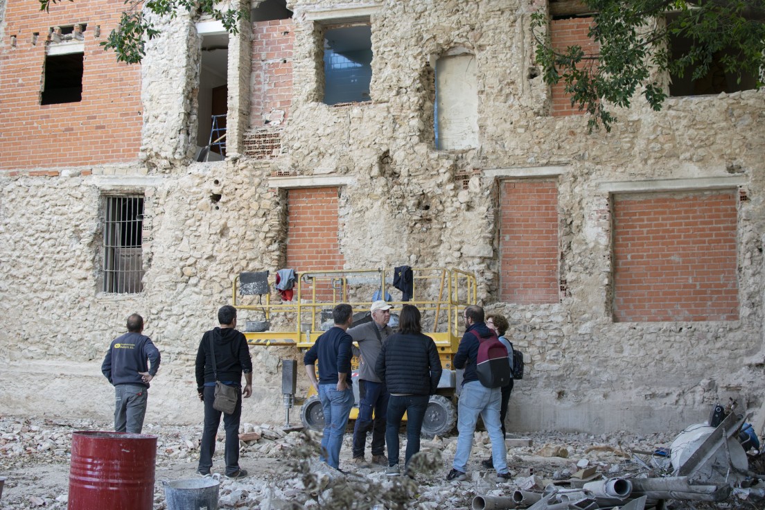 Rótova recupera la fachada norte del Palau Comtal