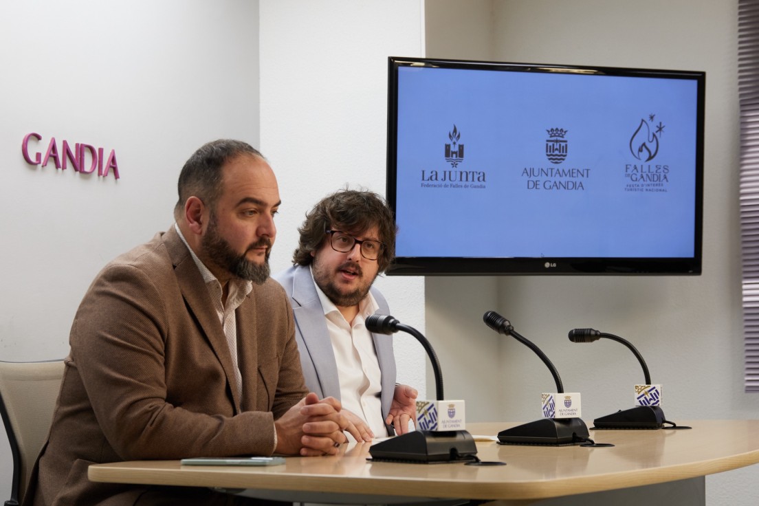 Gandia aumenta los actos festivos de las Fallas tras la declaración de Fiesta de Interés Turístico Nacional