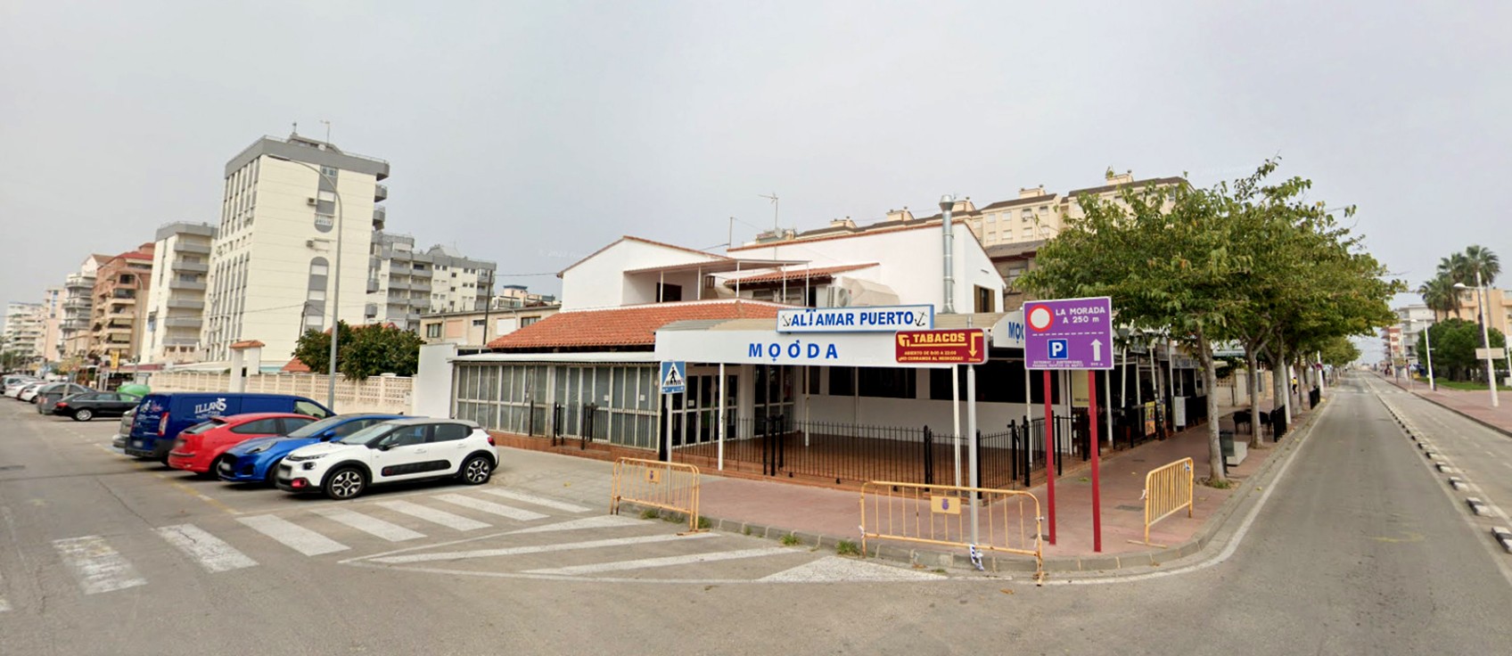 Las obras en la avenida de la Pau en la playa de Gandia afectarán al tráfico hasta Fallas