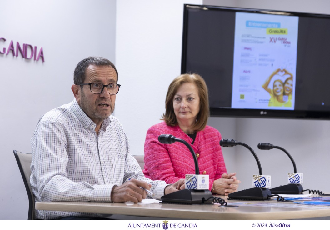 La 'Cursa de la Dona' de Gandia se suma al programa del 8M con entrenamientos y un concurso de relatos escolar