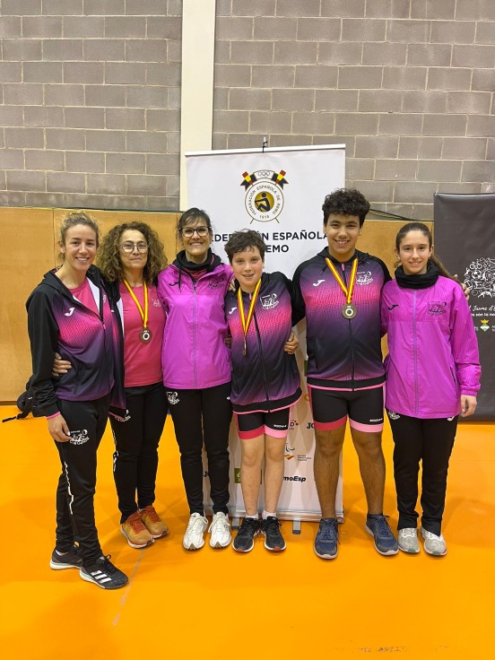 El Club de Rem Cia Gandia logra tres medallas en el Nacional de remoergómetro