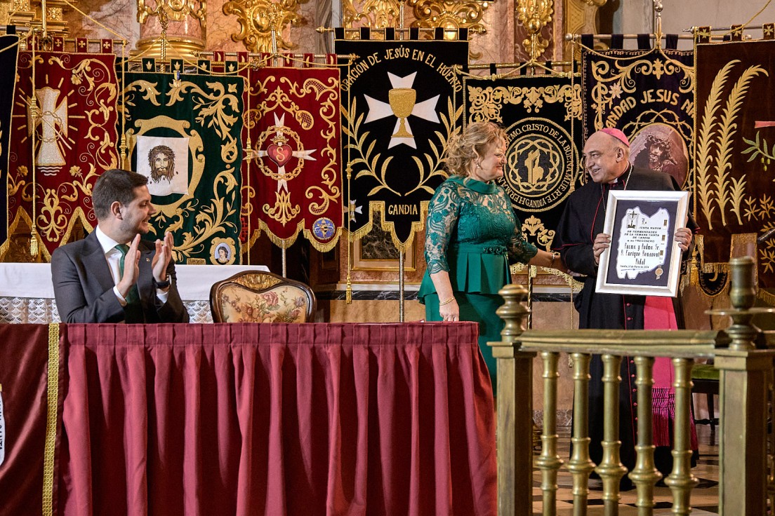 El Arzobispo de Valencia, monseñor Enrique Benavent pronunció el Pregón de la Semana Santa de Gandia