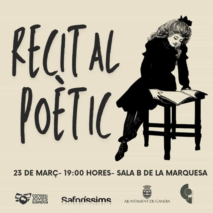El Consell dels Joves de Gandia celebra el Día Mundial de la Poesía con un Recital Poético