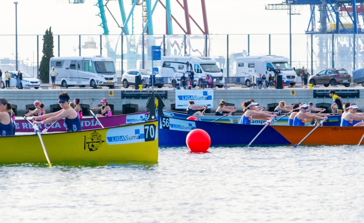 La VIII regata de la Liga SUMA se celebra en La Marina de Valencia