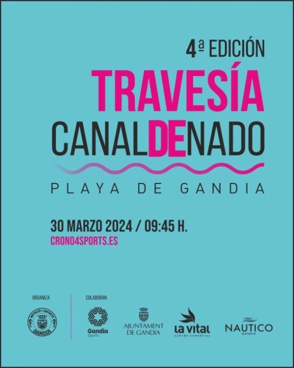 La cuarta edición de la Travesía Canal de Nado se celebra en la playa de Gandia hoy sábado