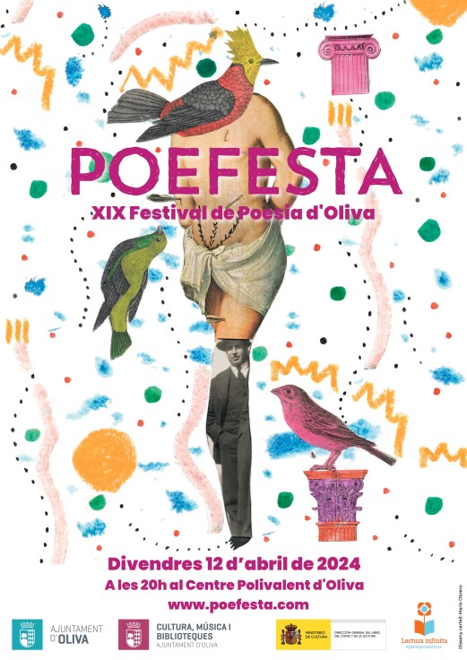 La XIX edición del Festival de Poesía de Oliva contará con la presencia de 7 poetas y las actuaciones musicales de Martirio