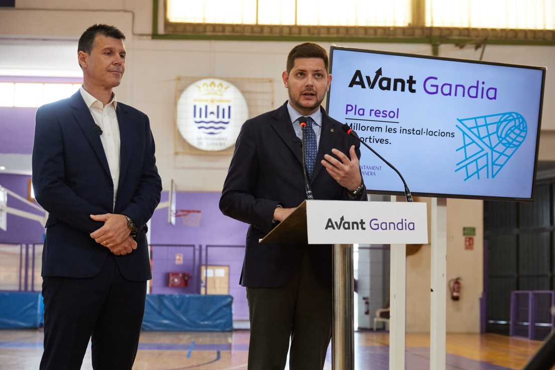 El alcalde de Gandia impulsa el Plan Resol para mejorar las instalaciones deportivas con 4,3 millones de euros