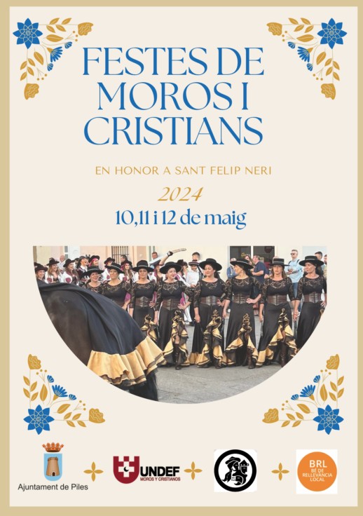 Piles celebra la fiesta de Moros y Cristianos del 10 al 12 de mayo