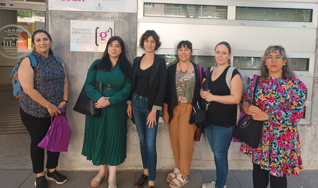 Una delegación chilena visita el Centre Internacional de Gandia de la Universitat de València