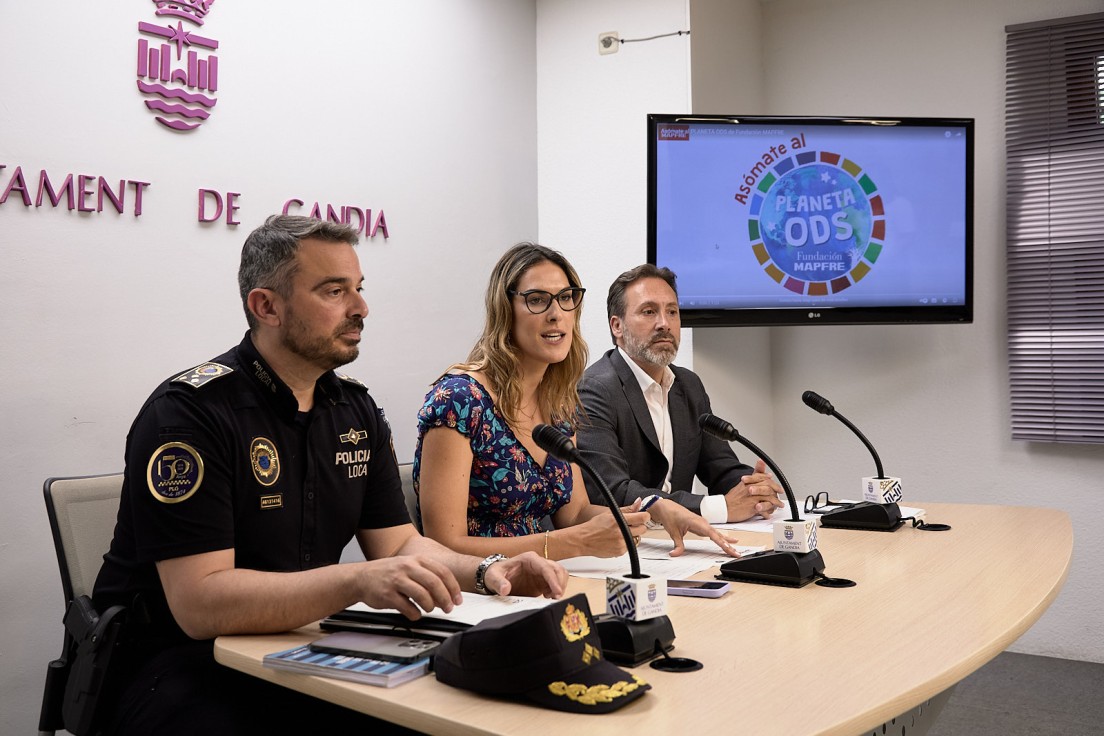 La "Caravana Planeta ODS" de la Fundación Mapfre llega a Gandia