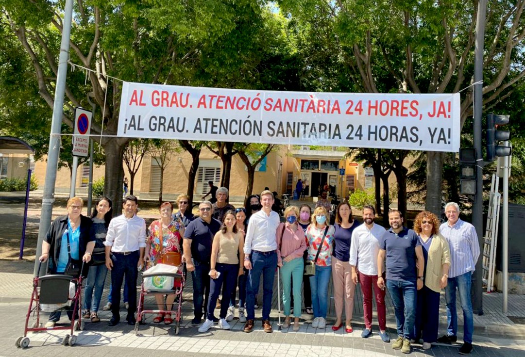 El presidente Mazón anuncia el proyecto de apertura de las Urgencias del Grau de Gandia las 24 horas