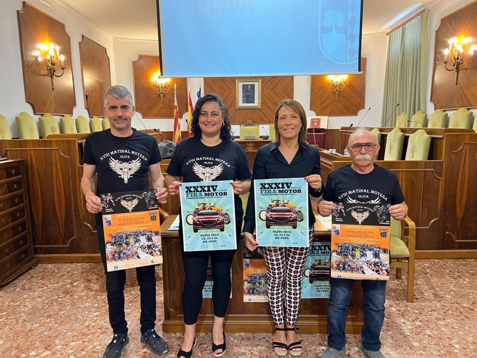 Oliva presenta la XXXIV Feria del Motor y Maquinaria Industrial los días 28, 29 y 30 de junio