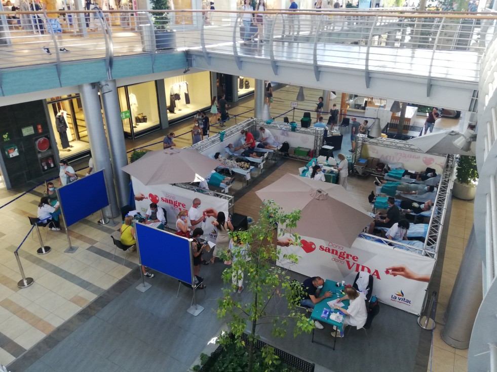 Donar sangre en La Vital tiene premio