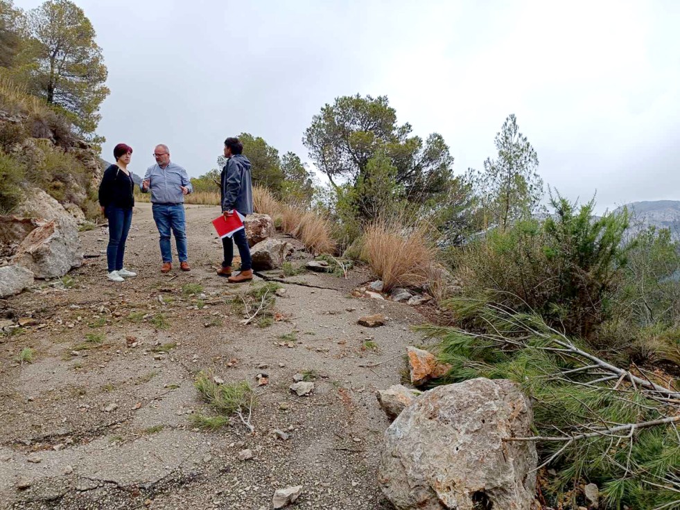 La Diputació de València acondicionará el acceso al Mondúver desde Barx para permitir el paso de los vehículos de vigilancia forestal