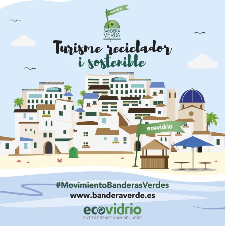 Gandia se sumará este verano al reto para conseguir la Bandera Verde de la sostenibilidad hostelera de Ecovidrio