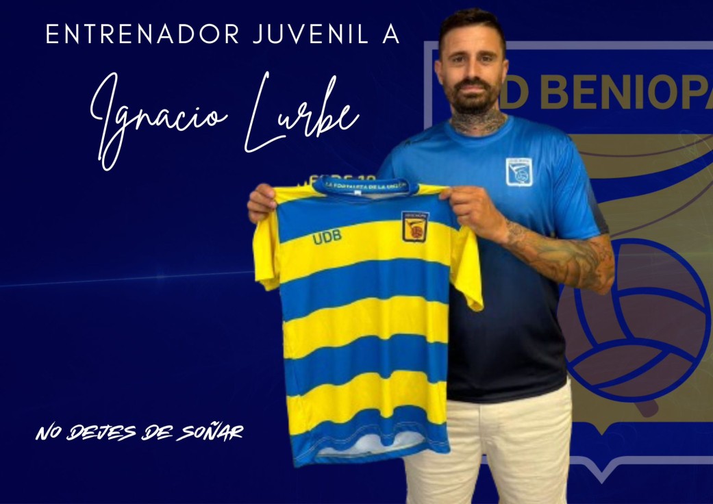 La UD Beniopa, presenta a Ignacio Lurbe como nuevo entrenador del Juvenil “A”