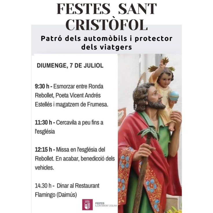 Las Fiestas de San Cristóbal en Oliva