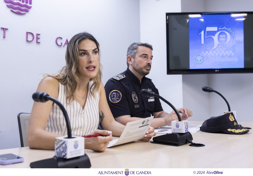 La Policía Local de Gandia finaliza el mes de junio con 208 intervenciones para garantizar la convivencia ciudadana