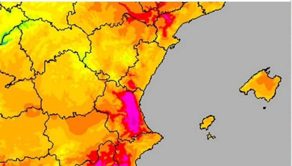 Temperaturas elevadas que dejarán hasta 36 grados en la Safor