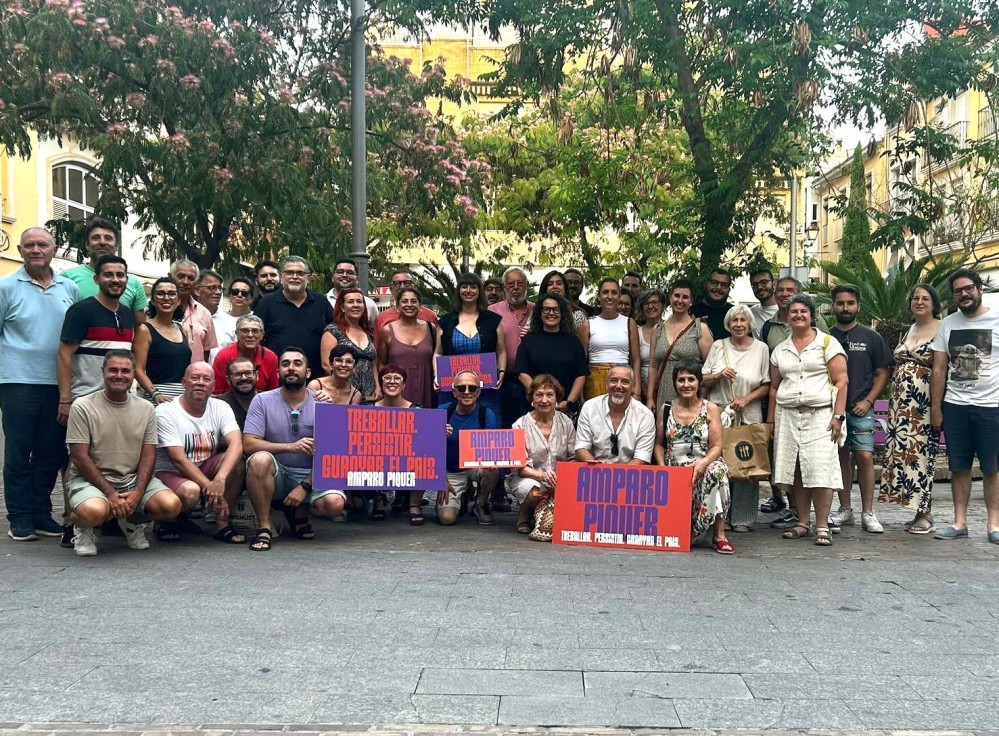 Amparo Piquer presenta en Gandia su candidatura a la secretaria general de Més Compromís