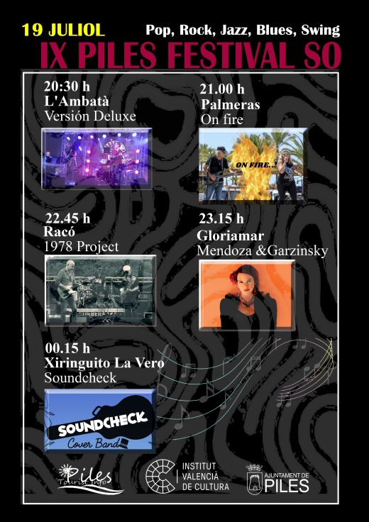 El Piles Festival So de música en la calle vuelve con 11 conciertos de música en directo