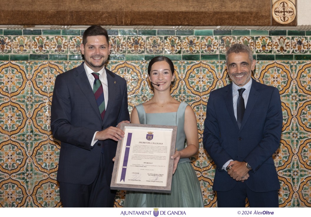 María Cremades acepta ser la Fallera Mayor Infantil de Gandia para 2025