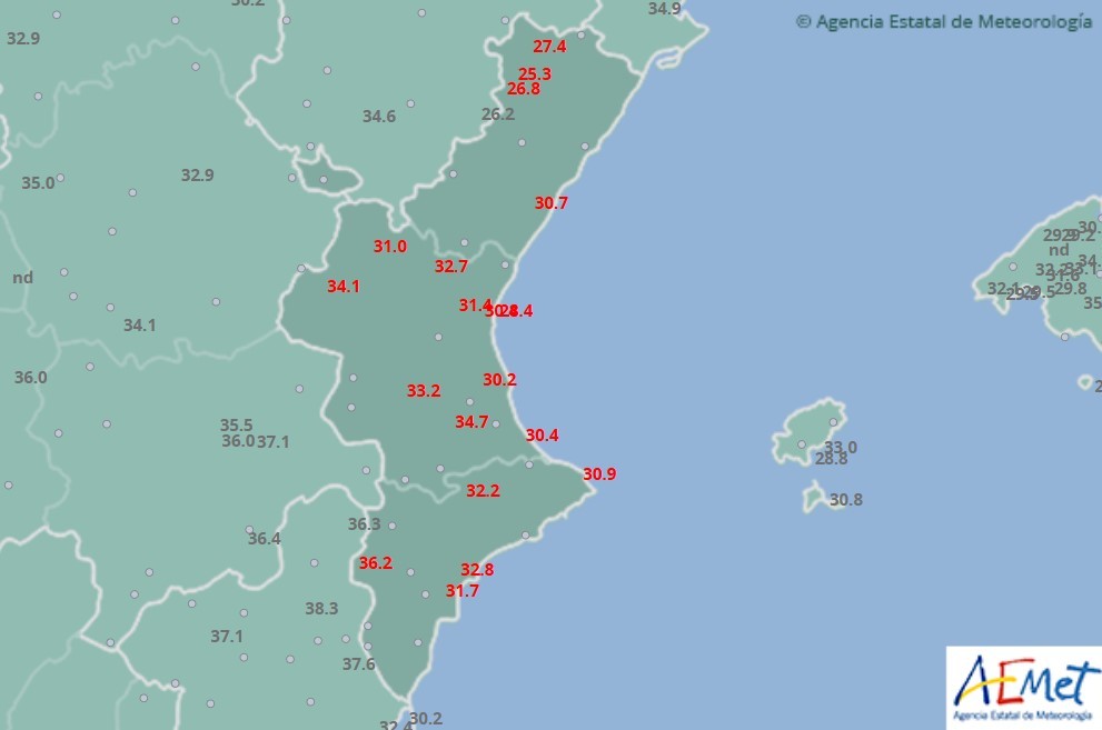 Probabilidad de lluvias matinales y estabilidad en las temperaturas