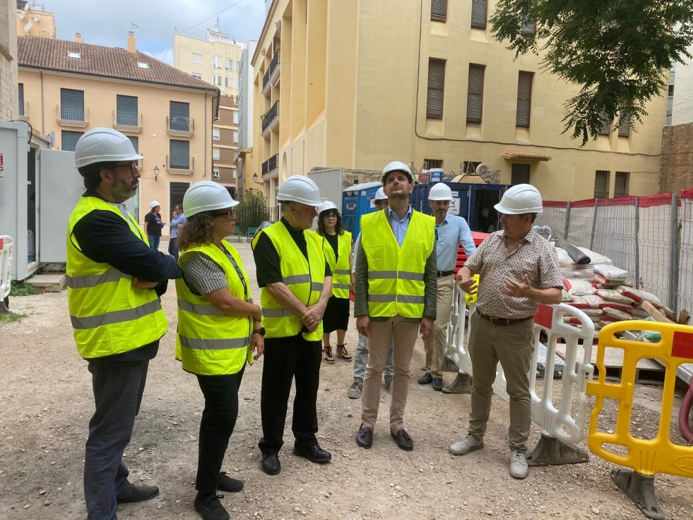 Las obras del Campanario de la Colegiata dejarán ver su exterior restaurado en diciembre