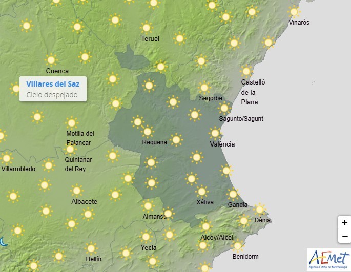 Subida de las temperaturas y alertas en la Safor