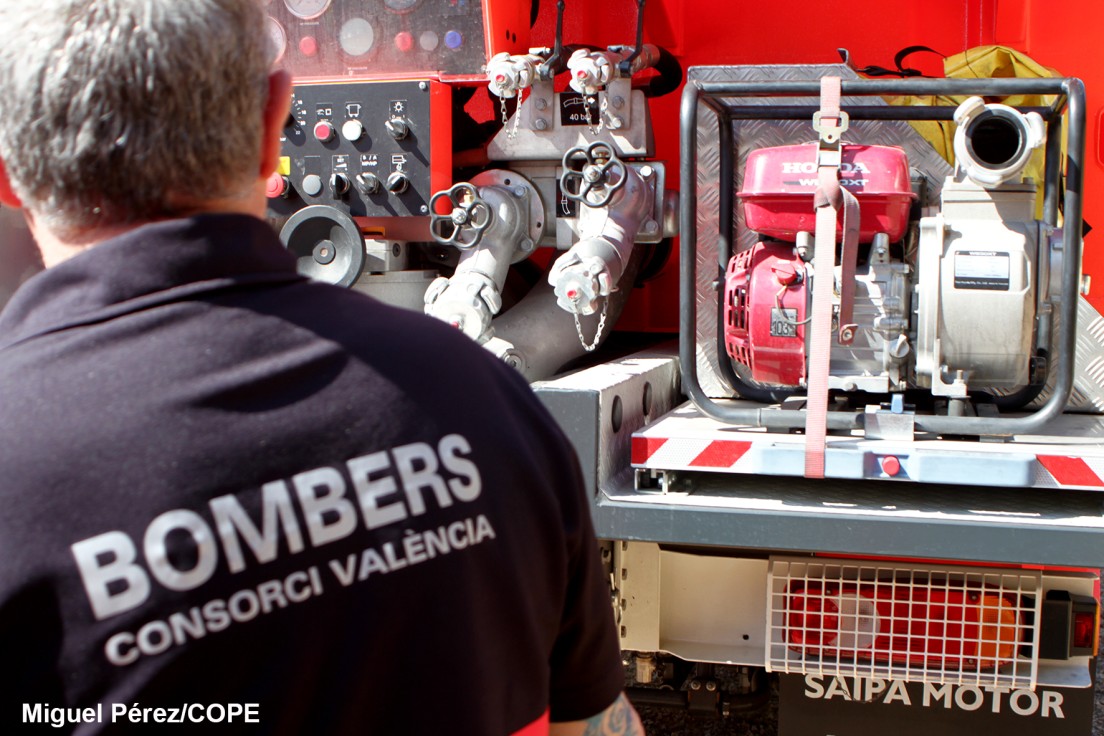 Estabilizado el incendio en Pla de Corrals en Simat de la Valldigna