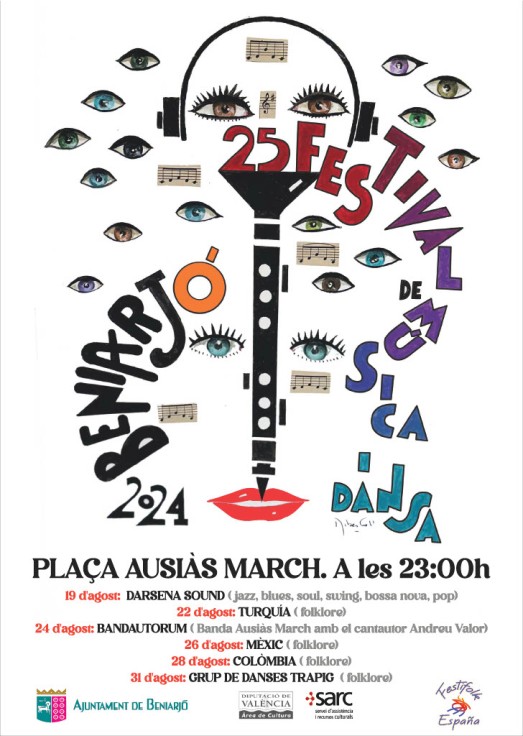 Beniarjó celebra el XXV Festival Internacional de Música y Danza del 19 al 31 de agosto
