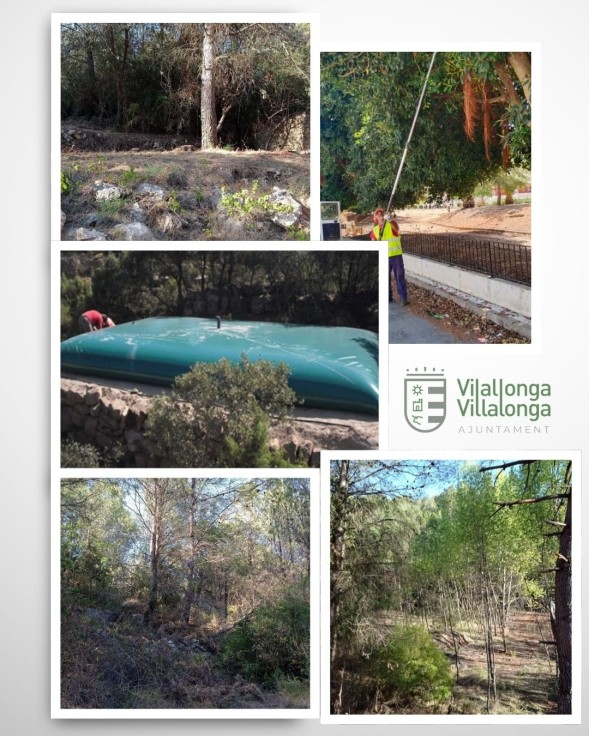 Villalonga invierte 30.000 euros de la Diputación para la gestión forestal y prevención de incendios
