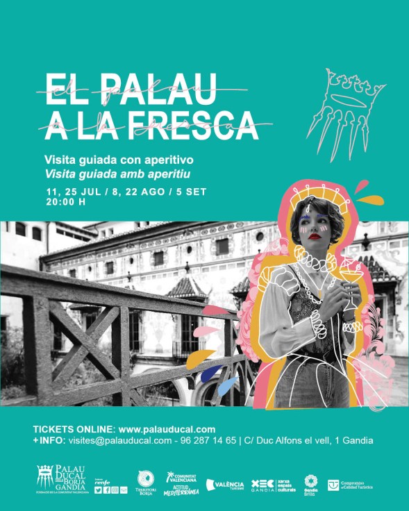 Visita guiada con el 'Palau a la Fresca' en Gandia hoy jueves
