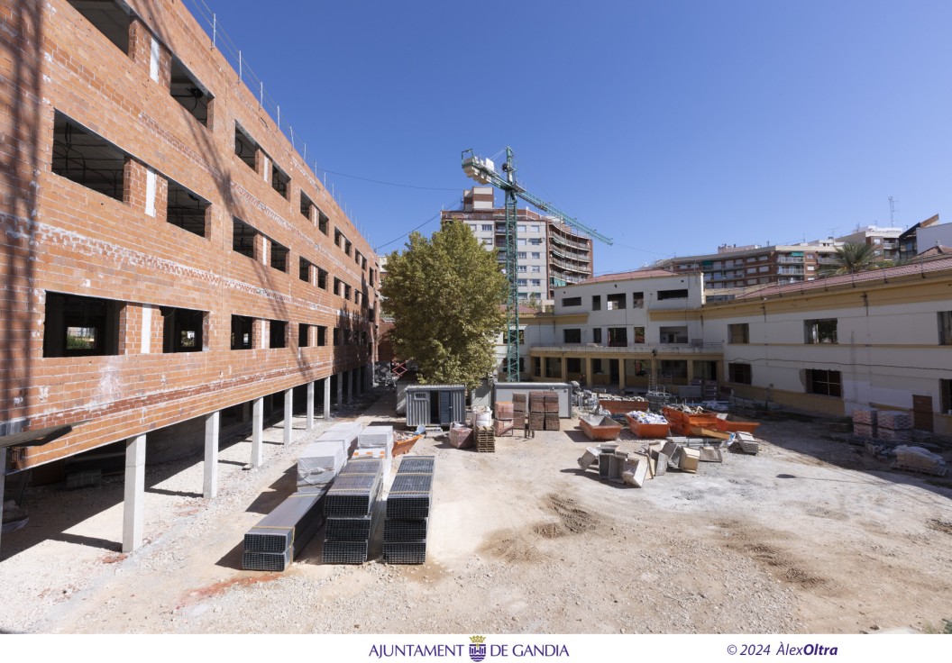 Las obras del Instituto Ausiàs March de Gandia estarán finalizadas en junio de 2025