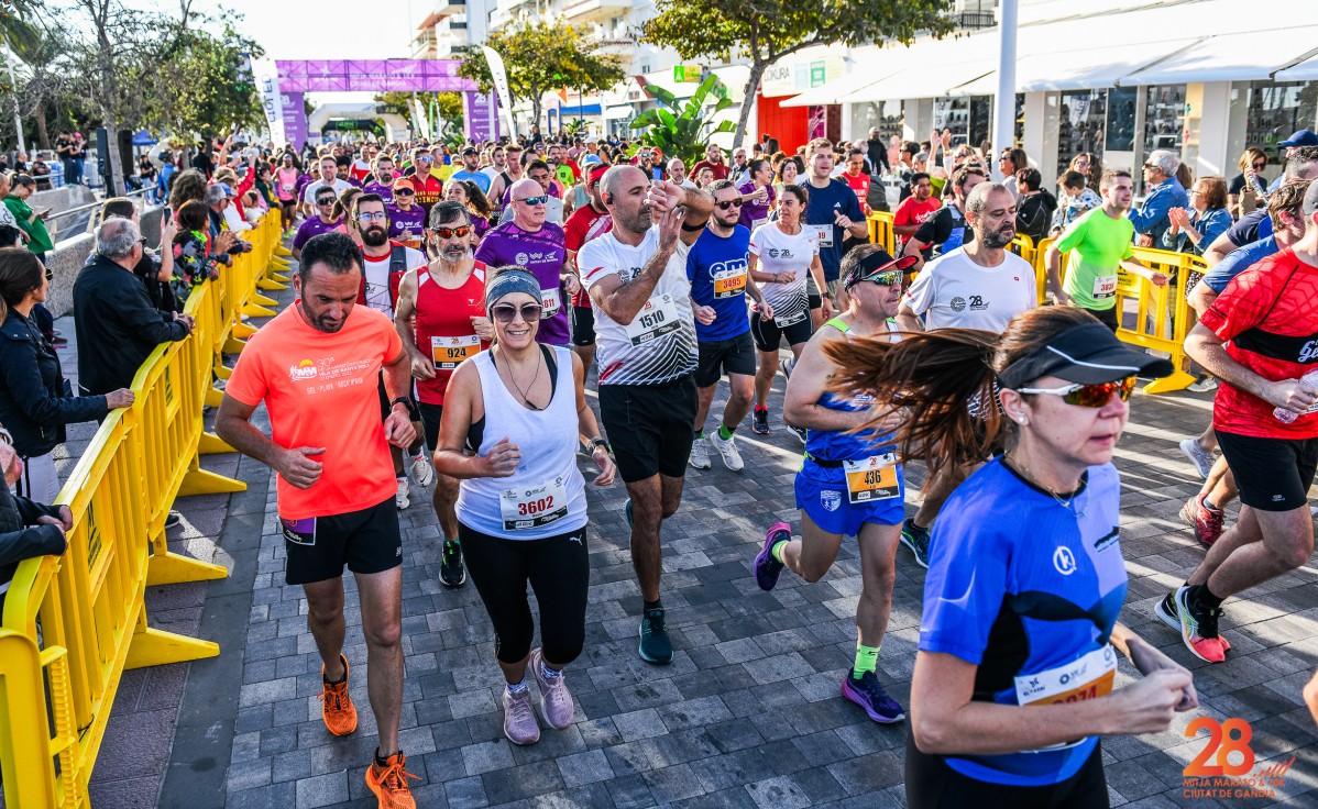 La 29 edición de la Mitja Marató & 10K Ciutat de Gandia entregará la medalla de la Familia Borja a quienes finalicen las Carreras