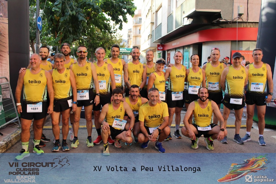 El CA Safor Teika estuvo en la Volta a Peu a Vilallonga y en la Mitja Marató de la Marina