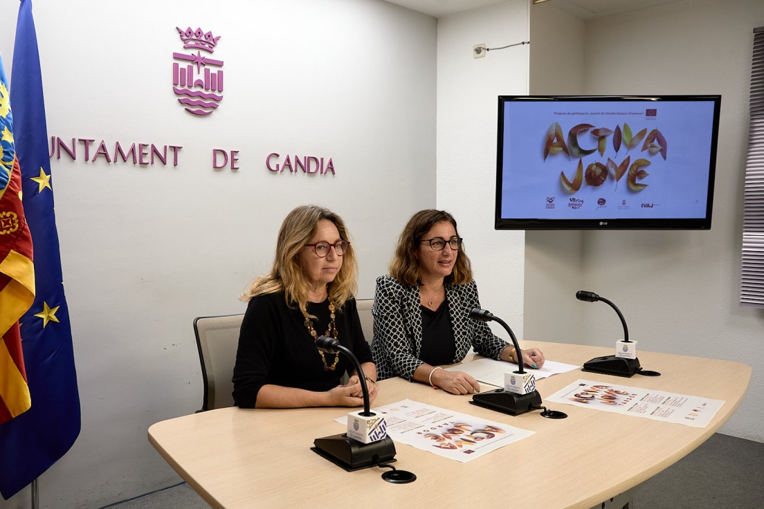 Gandia presenta Activa Jove con una programación centrada en la salud mental para el otoño