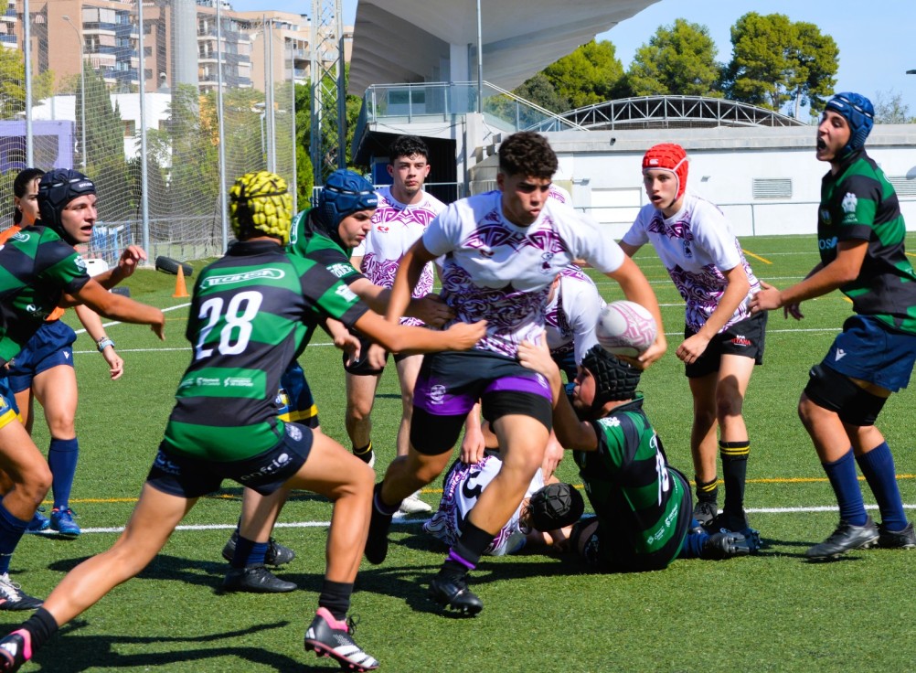 Los sub18 del Club de Rugby La Safor comienzan la competición con una contundente victoria