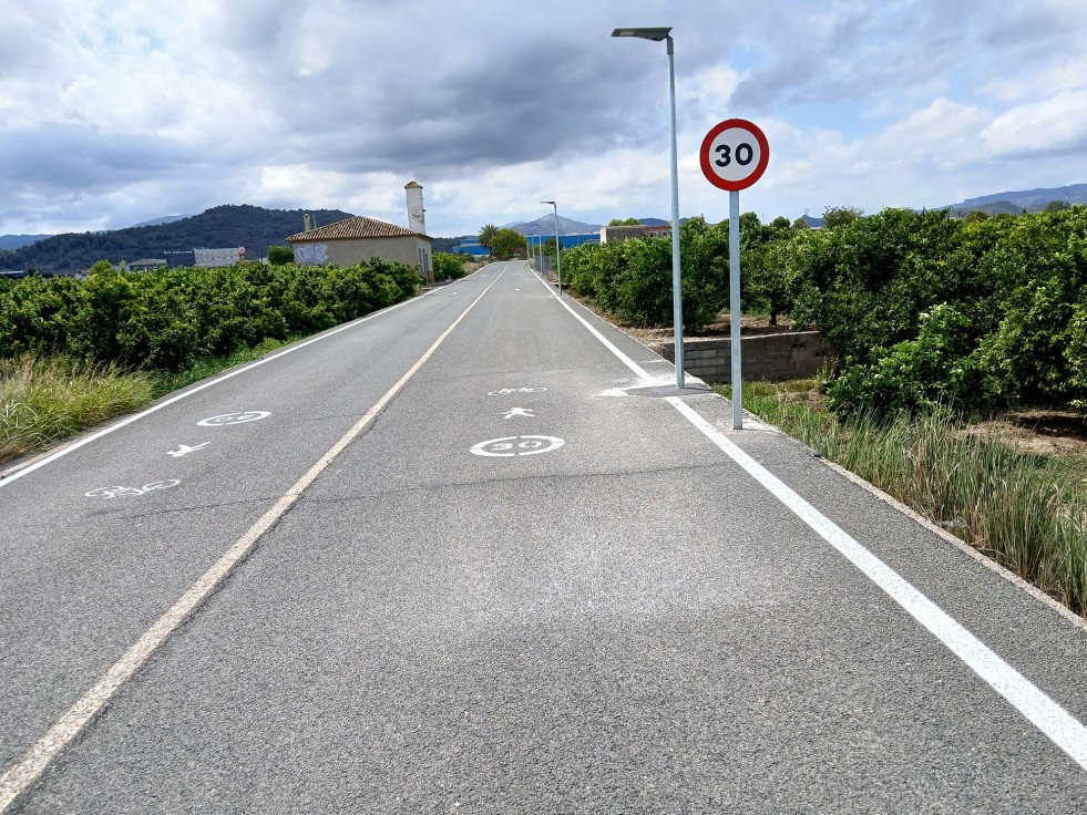 Abre al tránsito la vía ciclopeatonal de la Diputació que conecta Piles y l’Alqueria de la Comtessa