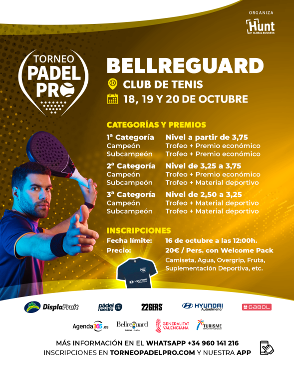 Torneo Padel Pro Bellreguard