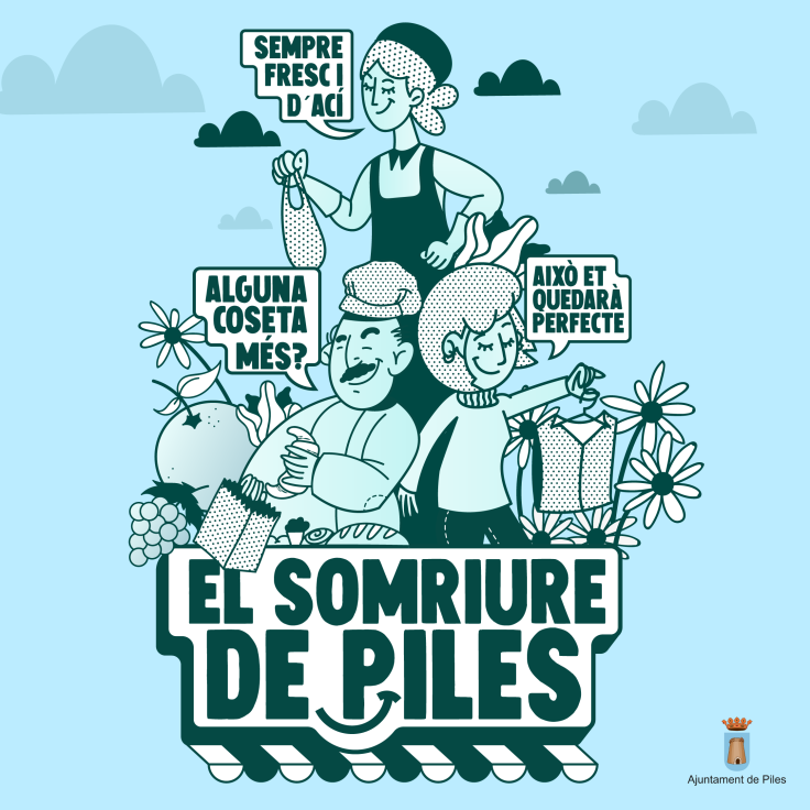 Piles lanza la campaña 'La sonrisa de Piles' con motivo del Día del Comercio Local