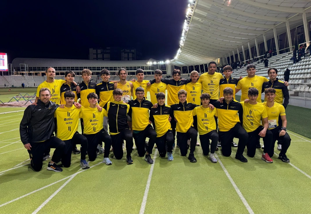 Séptima plaza para los chicos del CA Safor Teika en el Campeonato de España por equipos junior