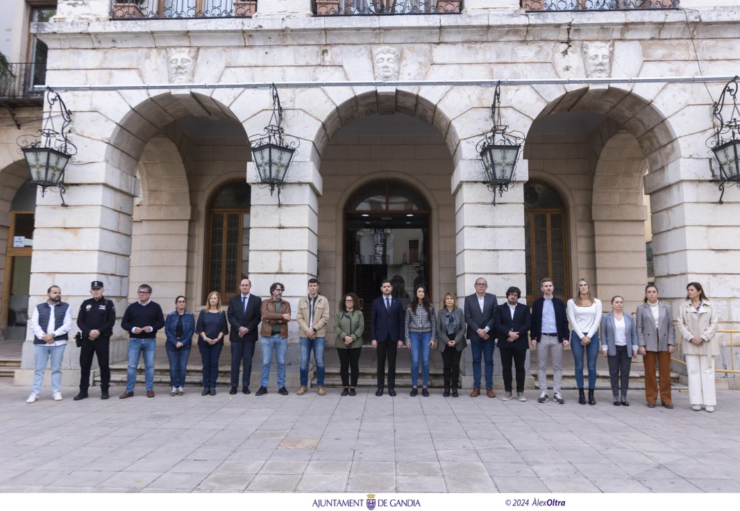 Gandia a disposición de los municipios afectados por la DANA y se solidariza con las familias de las víctimas y desaparecidos