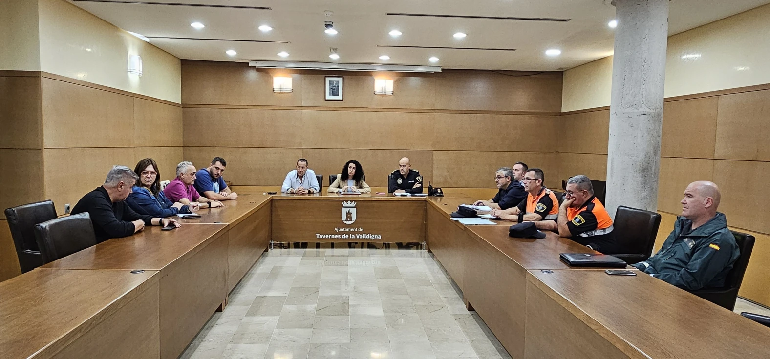 Reunión extraordinaria de la Junta de Seguridad Local del Ayuntamiento de Tavernes