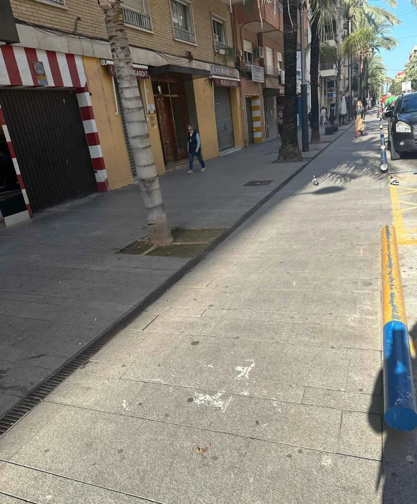 El PP de Gandia insiste en la peligrosidad del carril bici de la República Argentina