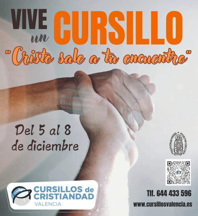 El Movimiento de Cursillos de Cristiandad de Valencia organiza su próximo Cursillo bajo el lema “Cristo sale a tu encuentro”