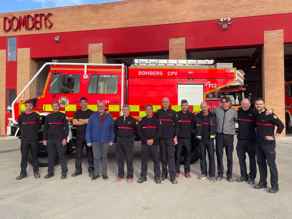 El Consorcio Provincial de Bomberos invierte cerca de medio millón de euros en un nuevo vehículo de extinción para el Parque de Gandia