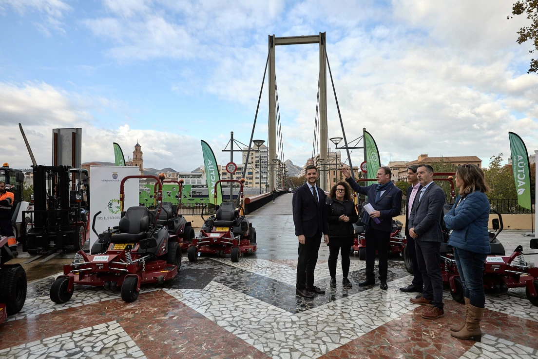 Gandia presenta el mayor servicio de mantenimiento de parques y jardines con una inversión de 15 millones de euros