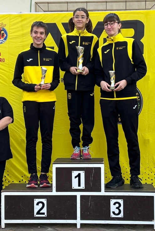 Cinco podios para el Club d'Atletisme Safor Teika en el Cross de Vila-real